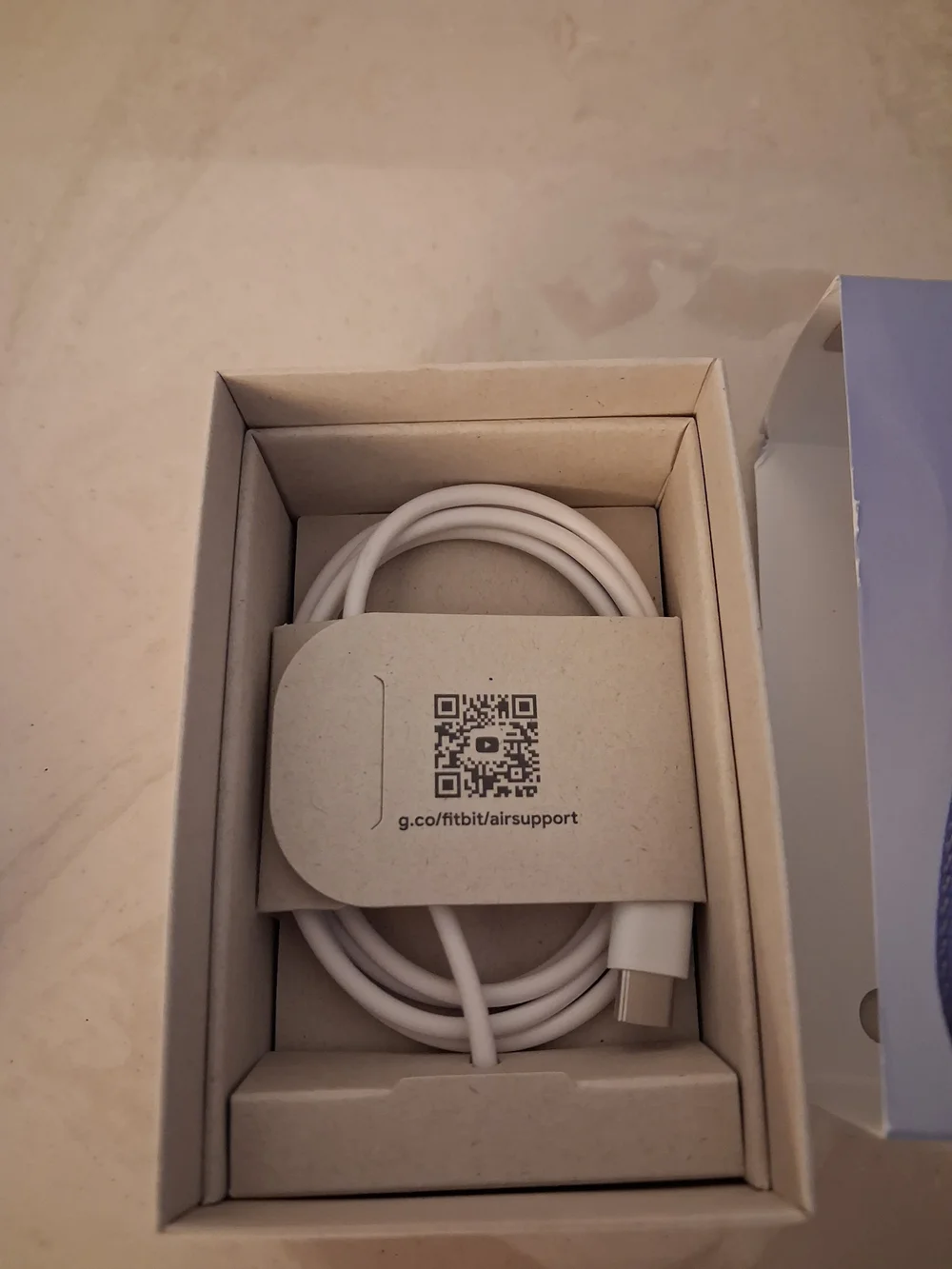 Google Fitbit Air Lavender Fabric Band Brand New Unsealed Box